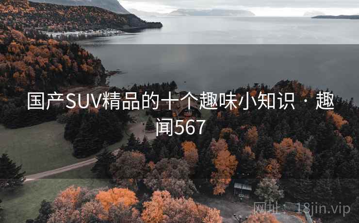国产SUV精品的十个趣味小知识 · 趣闻567